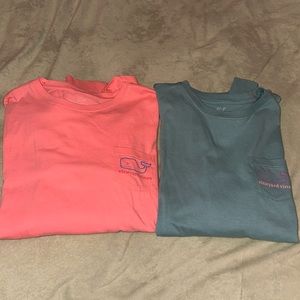 2 vineyard vines long sleeve shirts